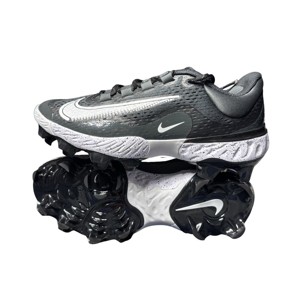 Nike Alpha Huarache Elite 4 MCS Baseball Cleat Black White FD6221-003 Sz 15